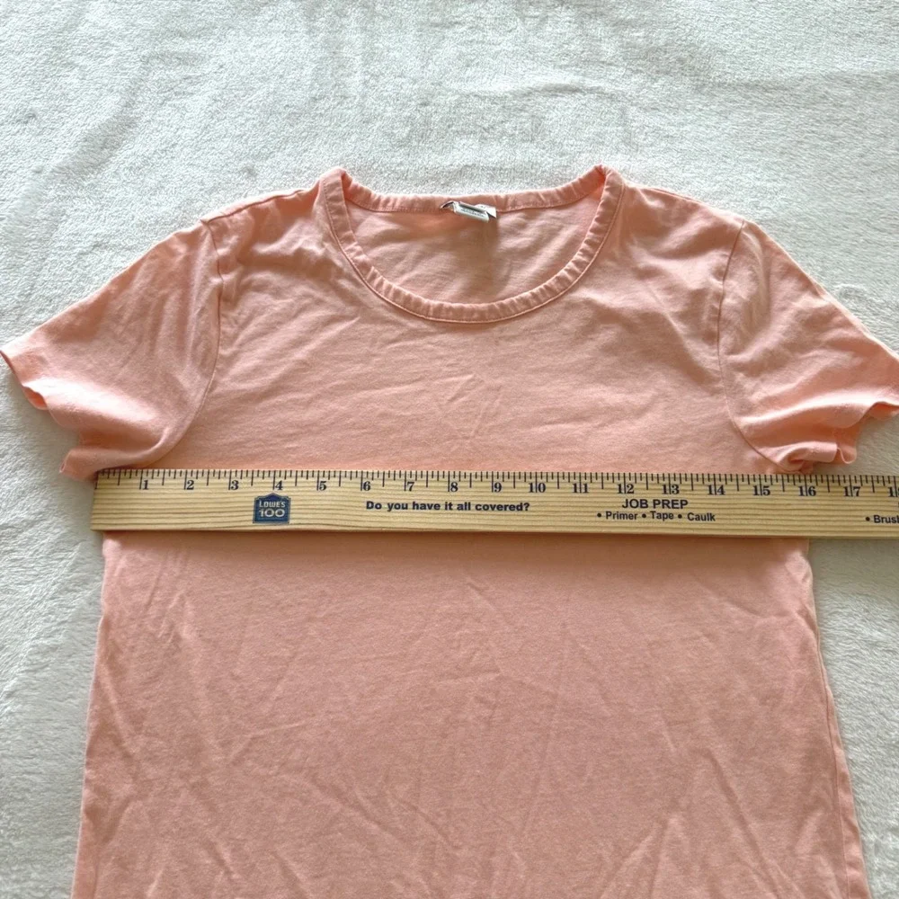 J.Crew Pink T Shirt‎ Dress Short Sleeve Crew Neck Cotton XXS Casual Midi